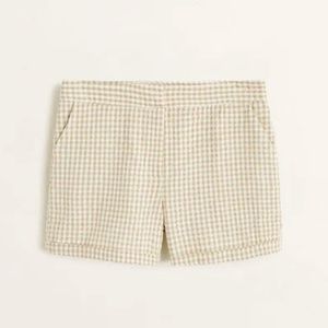Rolled-up hem shorts - Beige